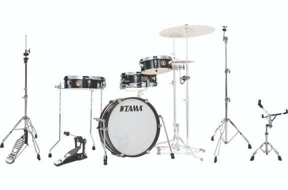 Tama LJK48P-HBK Club-Jam Pancake Hairline Black Set inkl. Hardware image 1