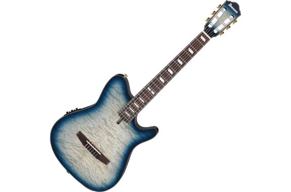 Ibanez FRH20QMN-CTL Cosmic Blue Starburst Low Gloss image 1
