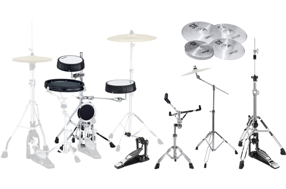 Tama TTK4S True Touch Trainingskit Meinl Set met Becken en Hardware image 1