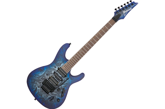 Ibanez S770-CZM Cosmic Blue Frozen Matte image 1