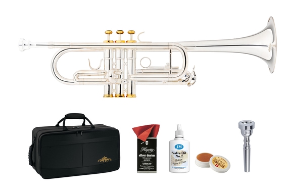 Lechgold CTR-18S C Trumpet Silver-Plated Deluxe Set image 1