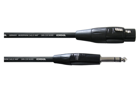 Cordial CIM 3 FV Câble XLR/Jack 3 m image 1