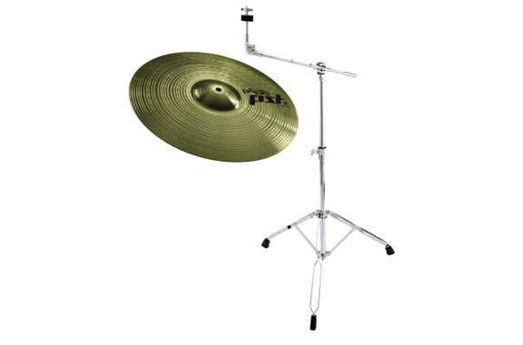 Paiste PST 3 14" Crash + Set Support Perche image 1