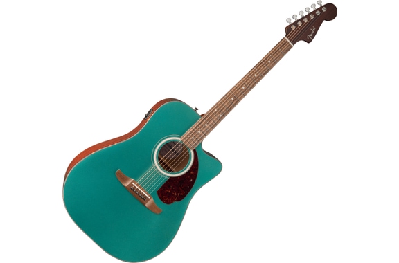 Fender California Deluxe Redondo Sherwood Green image 1