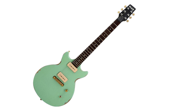 Slick SL60 SG Electric Guitar Surf Green image 1