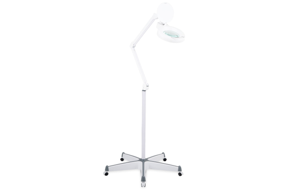 Showlite LL-6085 D LED Magnifier Lamp 60 x SMD-LED 8W 5 Diopters Set incl. Rolling Stand image 1