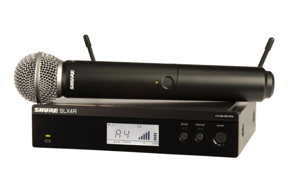 Shure BLX24R/SM58 S8 Vocal Rack Draadloos Systeem image 1