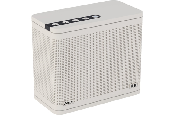 Elac NAVA 100 Akku Bluetooth Lautsprecher Weiss  - 1A Showroom Modell (Zustand: wie neu, in OVP) image 1