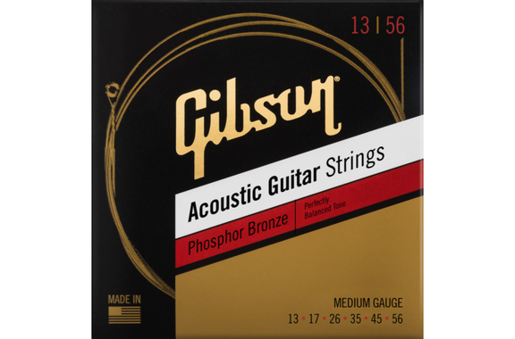 Gibson SAG-PB13 Phosphor Bronze Acoustic 013-056 image 1