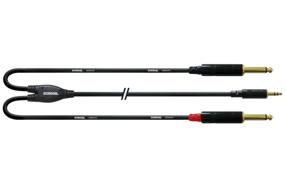 Cordial CFY 6 WPP Stereo Jack Cable 6 m Black image 1