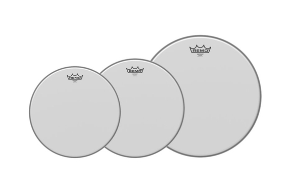 Remo 12" 13" 16" Emperor Coated Set di Pelli image 1