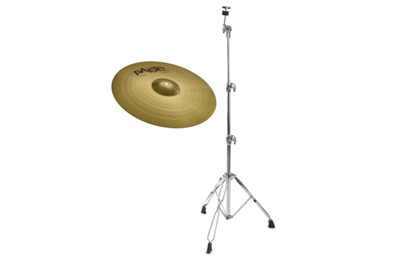 Paiste 101 Brass 20" Ride + asta per piatti dritta SET image 1