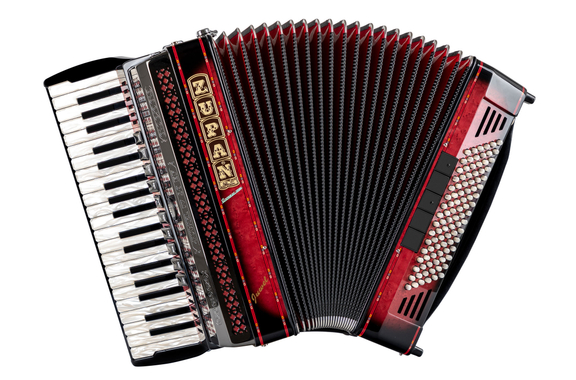 Zupan Juwel IV 96 EF/MHR Cassotto Accordéon Shadow Red image 1