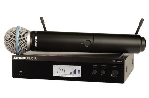 Shure BLX24R/Beta58 S8 Vocaal Rack Draadloos Systeem image 1