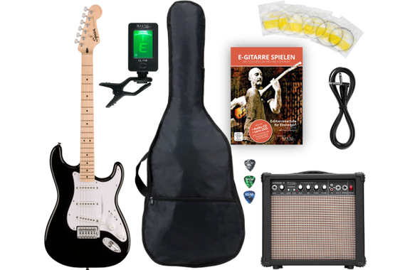 Pack Débutant Squier Sonic Stratocaster Noir image 1