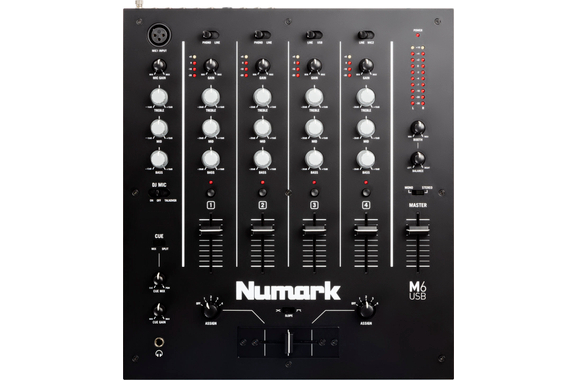 Numark M6 USB Black DJ-Mixer  - Retoure (Zustand: gut) image 1