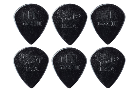 Dunlop Stiffo Jazz III Picks 1,38 mm 6er Player's Pack image 1