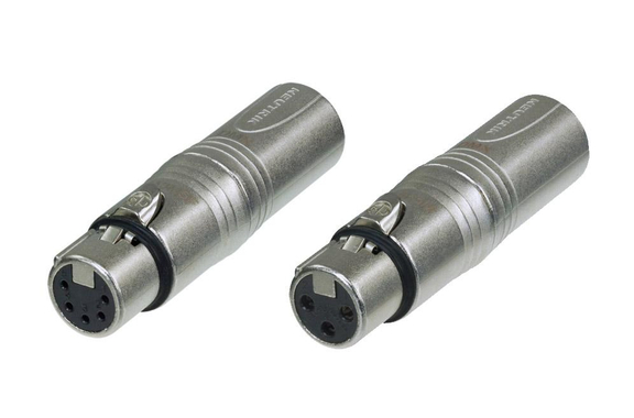 Neutrik NA3M5F / NA3F5M DMX Adapterset image 1