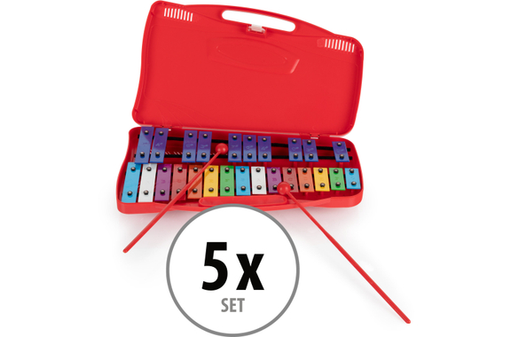 Classic Cantabile GSR-25 Glockenspiel soprano chromatique 5x Set image 1