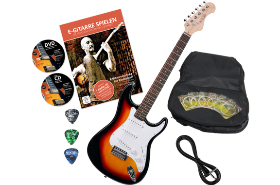 Rocktile Sphere Classic Guitarra Eléctrica Sunburst + Set de Accesorios image 1