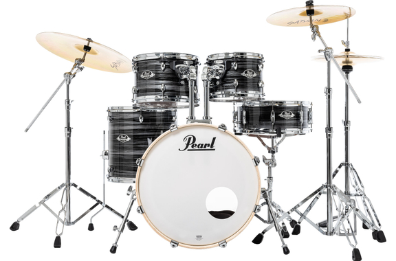 Pearl Export EXX705NBR/C778 Drumkit Graphite Silver Twist image 1