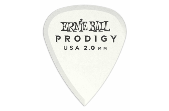 Ernie Ball 9202 Prodigy Standard Púa 2,0 mm Pack De 6 White image 1