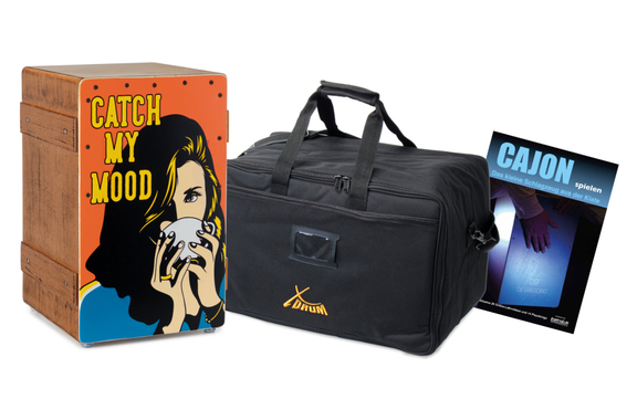 XDrum Design Series Cajon "Catch my mood" Set incl. bolsa + escuela image 1