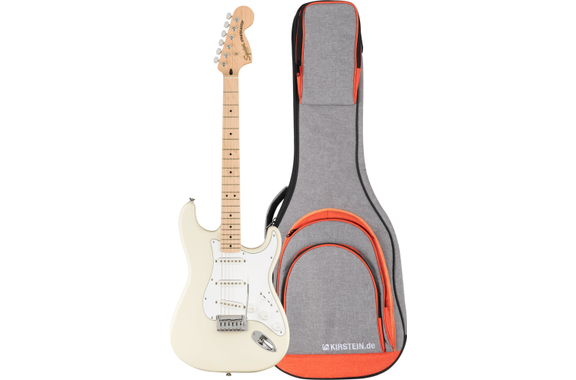 Squier Affinity Set Stratocaster Olympic White con Funda image 1