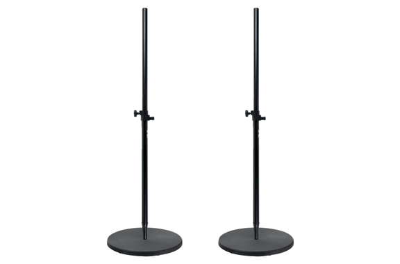 Pronomic luidsprekerstatief 150cm met ronde voet 2x set image 1