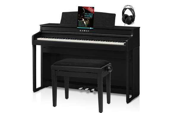 Kawai CA-401 Digitalpiano Zwart Set image 1