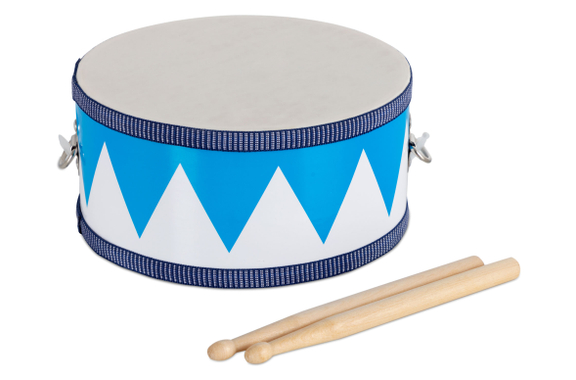 Classic Cantabile Tamburo per Bambini 8" Bianco-Blu image 1