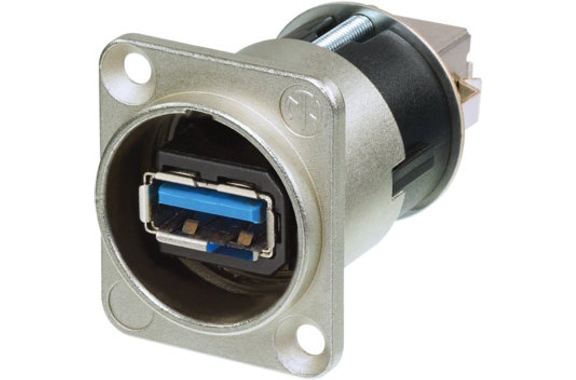Neutrik NAUSB3 USB 3.0 Panel Mount Connector image 1