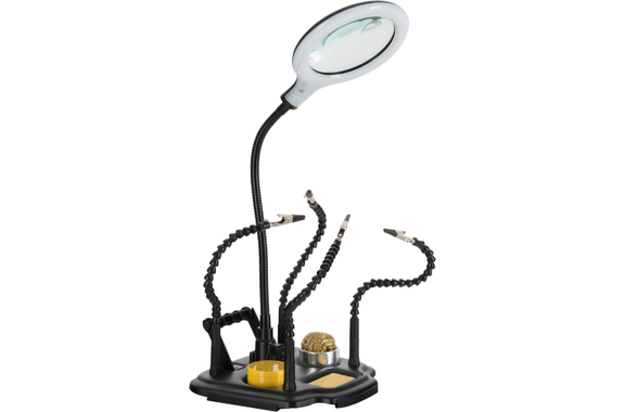 Stagecaptain LH-440 Soldering Aid with Magnifying Lamp image 1