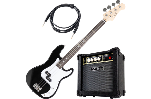 Rocktile Puncher E-Bass Black Jaco Set image 1