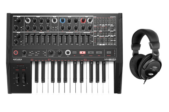 Arturia MiniBrute 2 Black Edition Set image 1