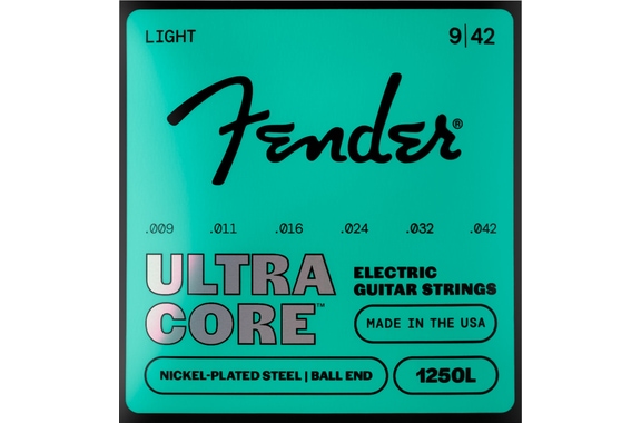 Fender UltraCore 1250L Nickel Plated Corde Per Chitarra Elettrica 009-042 image 1