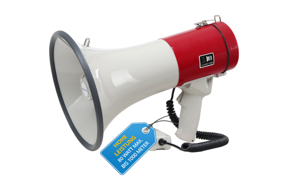 McGrey MP-500HS Mégaphone, max. 80 Watt, 1000m image 1