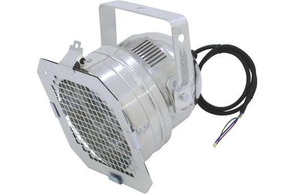 Eurolite PAR-56 Spot Short With Cable, Silver image 1