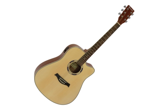 Dimavery DR-520 Westerngitaar Naturel image 1