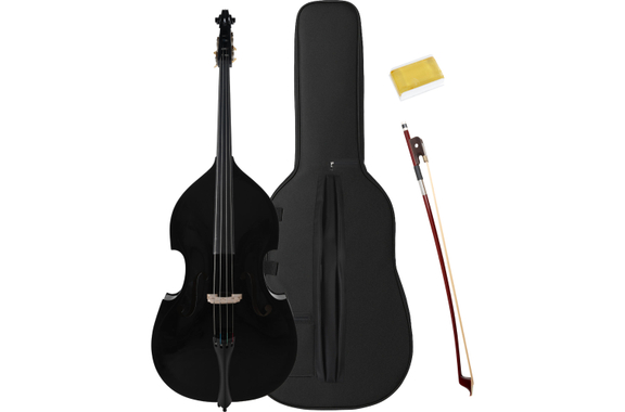Classic Cantabile DBP-120BK 3/4 Double Bass image 1