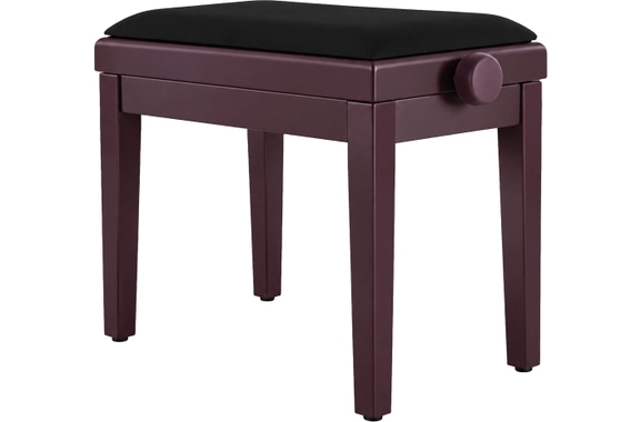 Classic Cantabile Banquette De Piano Modèle A Bois De Rose Velours Noir image 1