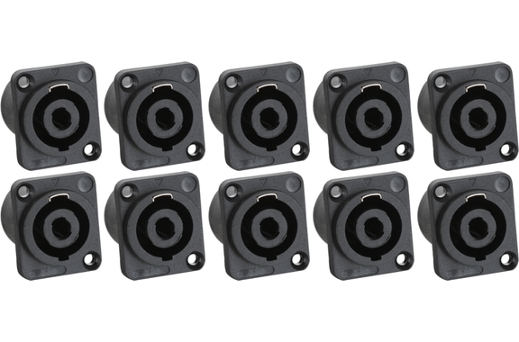 Pronomic 4SPFD Speaker Einbaubuchse 10 Set image 1