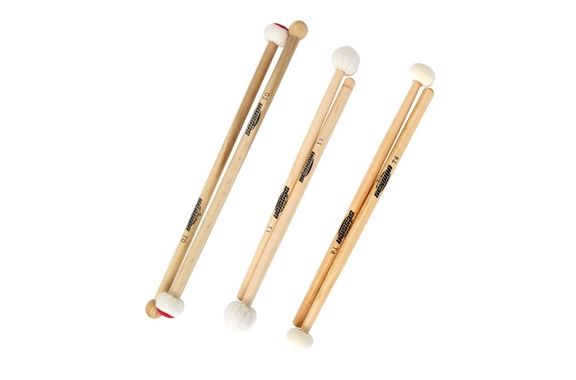 XDrum Paukenstokken Set met 3 Paar: Soft, Medium, Hard image 1