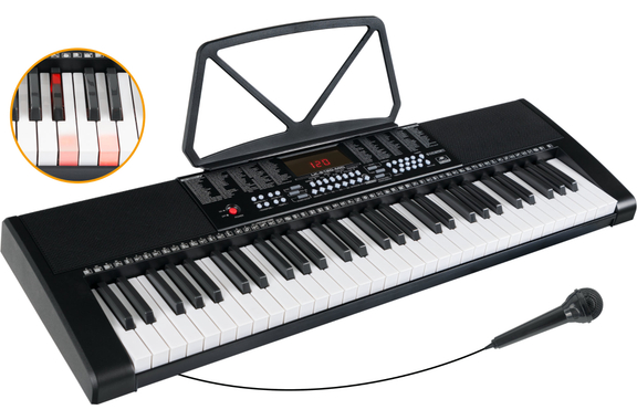 McGrey LK-6120-MIC Clavier à Touches Lumineuses avec Microphone noir image 1