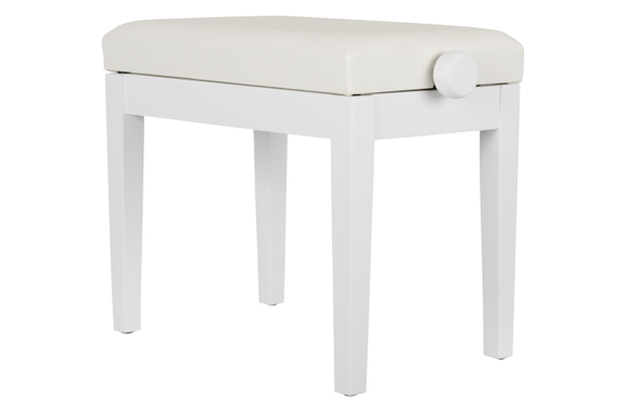 Classic Cantabile Banc De Piano Modèle P Blanc Mat image 1