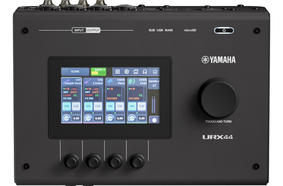 Yamaha URX44 Audio Interface Schwarz image 1