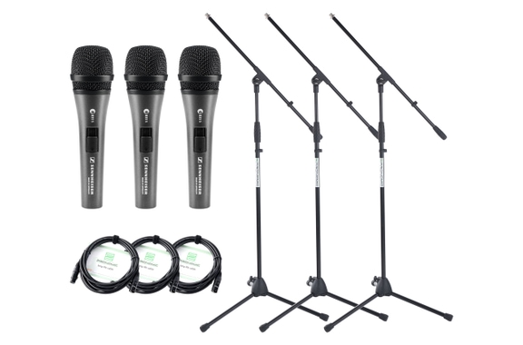 Sennheiser E 835 S 3Pack Set inkl. Stativ image 1