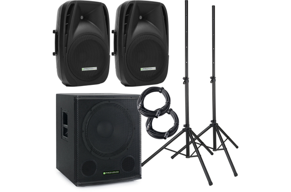 Pronomic 118S-212A Sistema PA Activo 600 Vatios image 1