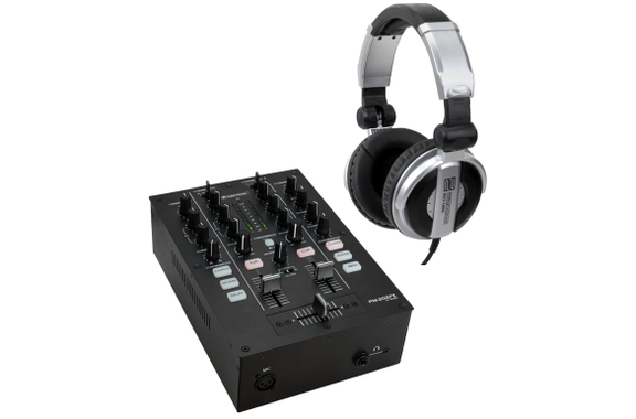Omnitronic PM-202FX 2-Kanaals DJ-Mixer Effecten Set image 1
