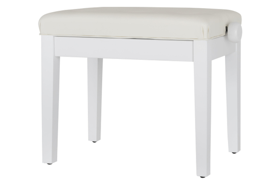 Classic Cantabile Banc De Piano Modèle D Blanc Mat image 1